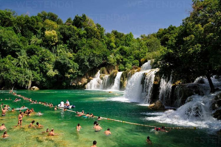 Krka vattenfall semester i Kroatien vid havet tips