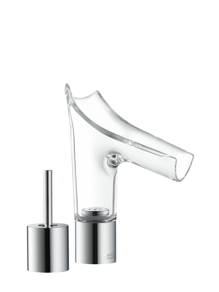 kran acor starck v glas design transparent original
