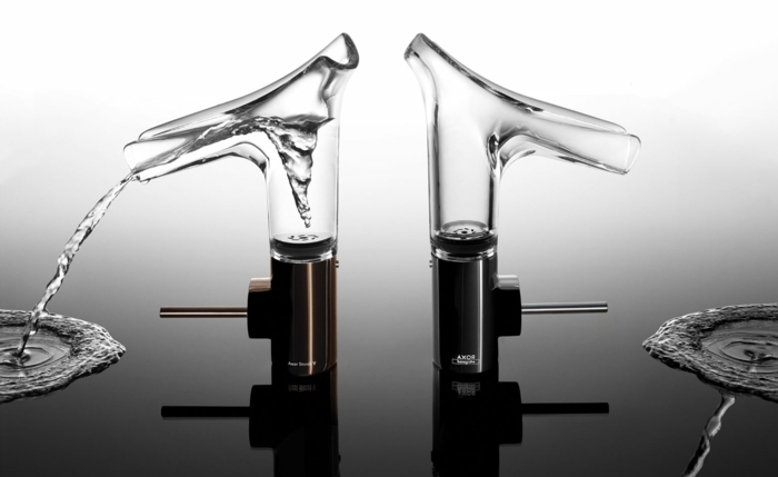 kran design gjord av glas tapeter vinnare starck