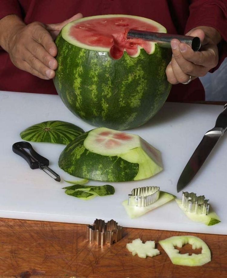 vattenmelon-vas-carving-dekorera-instruktioner