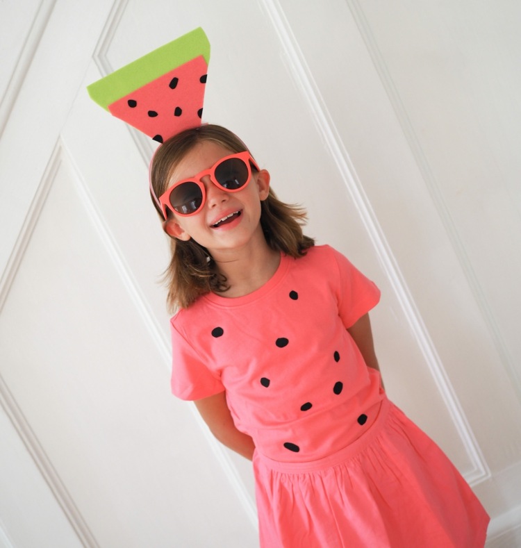 Carnival kostym idéer för barn vattenmelon kostym DIY instruktioner