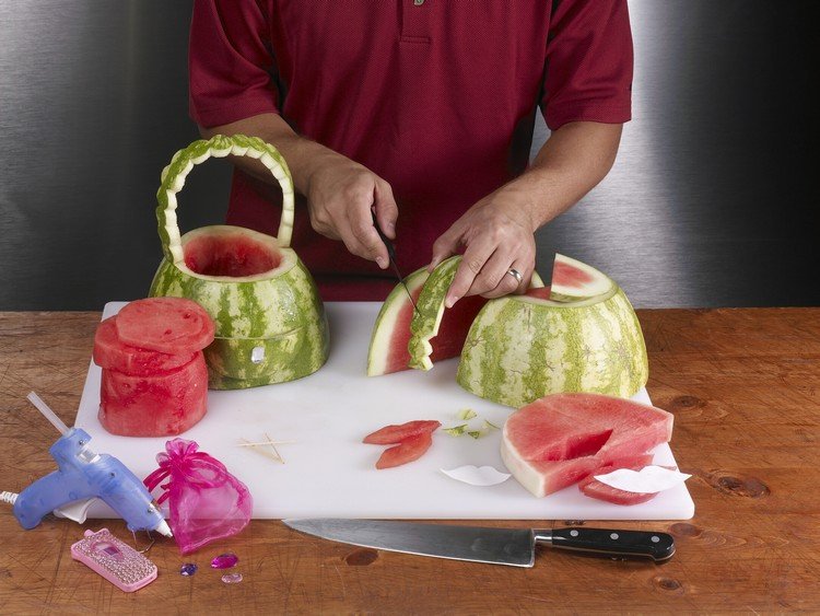 vattenmelon-carving-handväska-massa-pocket-handtag-form-parning-kniv