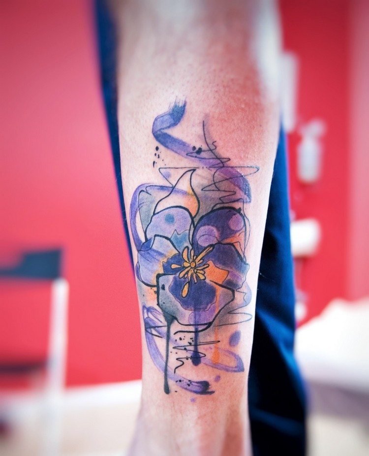 akvarell-tatuering-akvarell-abstrakt
