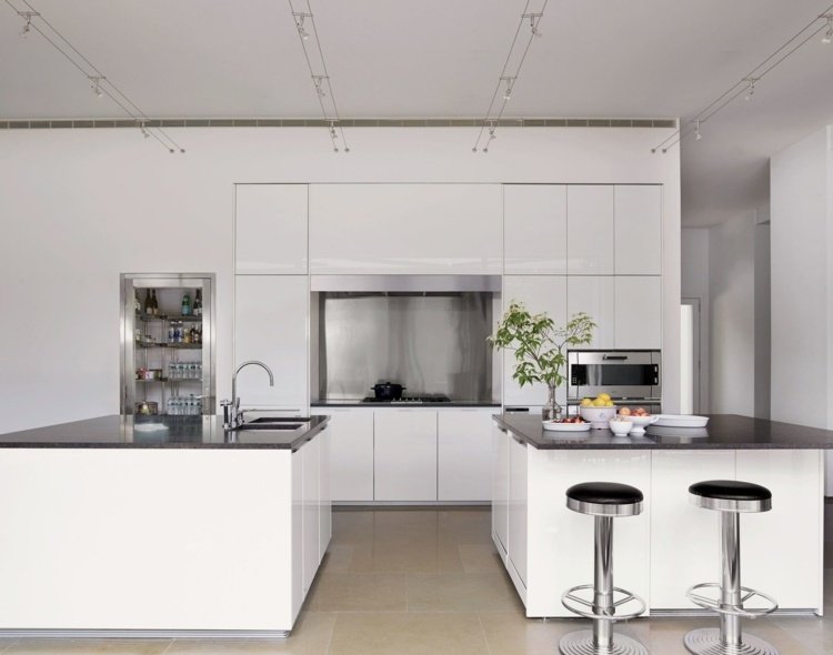 Kökets bakvägg svart kökstrender 2020 vitt kök vilken väggfärg