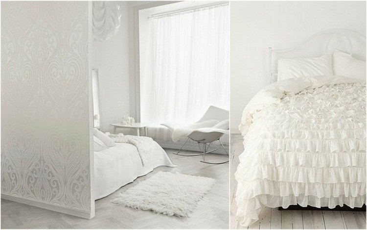vit-sovrum-möbler-stil-design-skandinavisk-spets-tak-fönster-gardin-skiljevägg