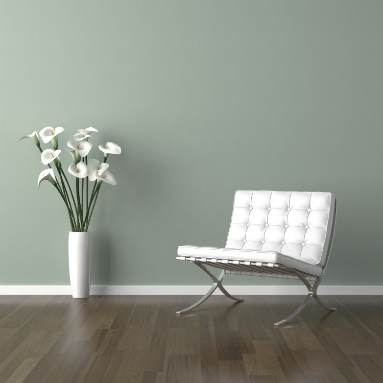 vitt vardagsrum-möbler-klassisk-metall-calla-blomma-barcelona-stol-le-corbusier