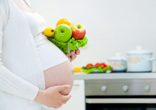 Ruokavalio raskaana oleville naisille