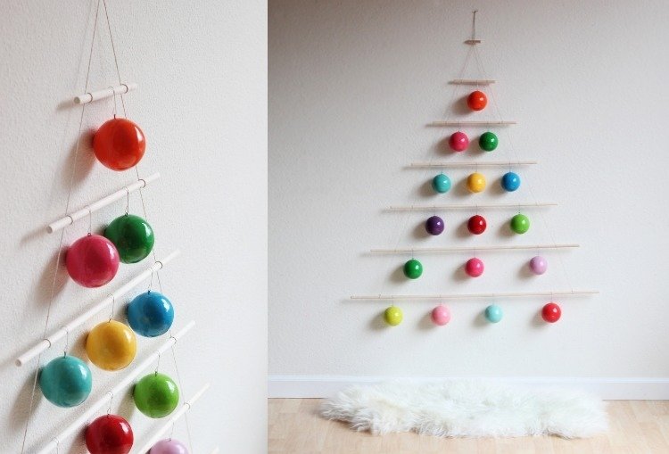 julgran-alternativ-vägg-dekoration-gör-dig-minimalistisk-hängande-julbollar