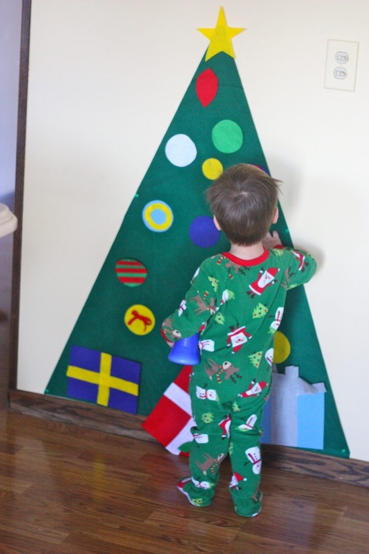 julgran-tinker-barn-alternativ-filt-vägg-dekoration-kreativ-baby