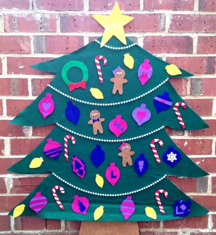jul-träd-tinker-barn-alternativ-vägg-papper-prydnader-kreativa-diy