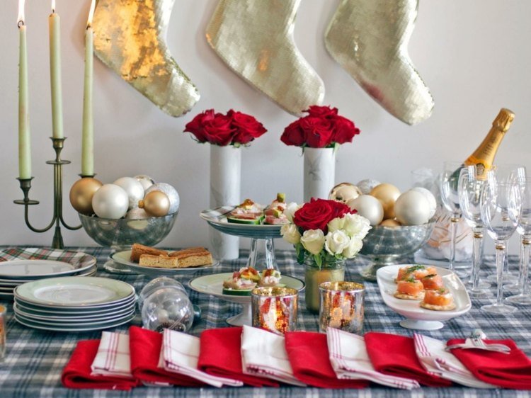 Julbufférecept och inspiration för att dekorera bordet