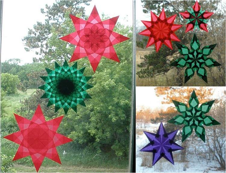jul-dekoration-fönster-stjärnor-tinker-rött-grönt-mönster