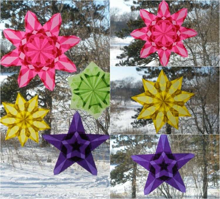 jul-dekoration-fönster-stjärnor-tinker-rosa-grön-gul-lila