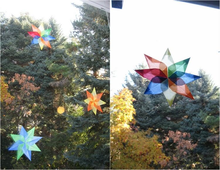 jul-dekoration-fönster-stjärnor-pyssel-färgglada-ljus-effekter