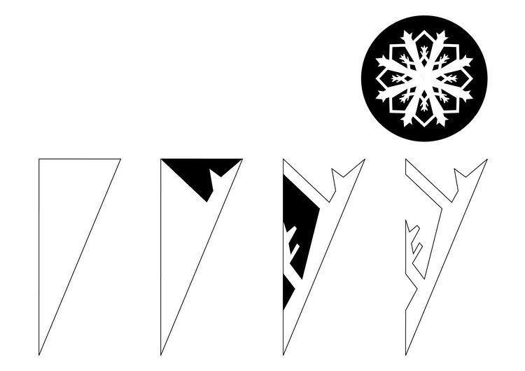 Juldekorationer-gör-det-själv-papper-snöflingor-mall