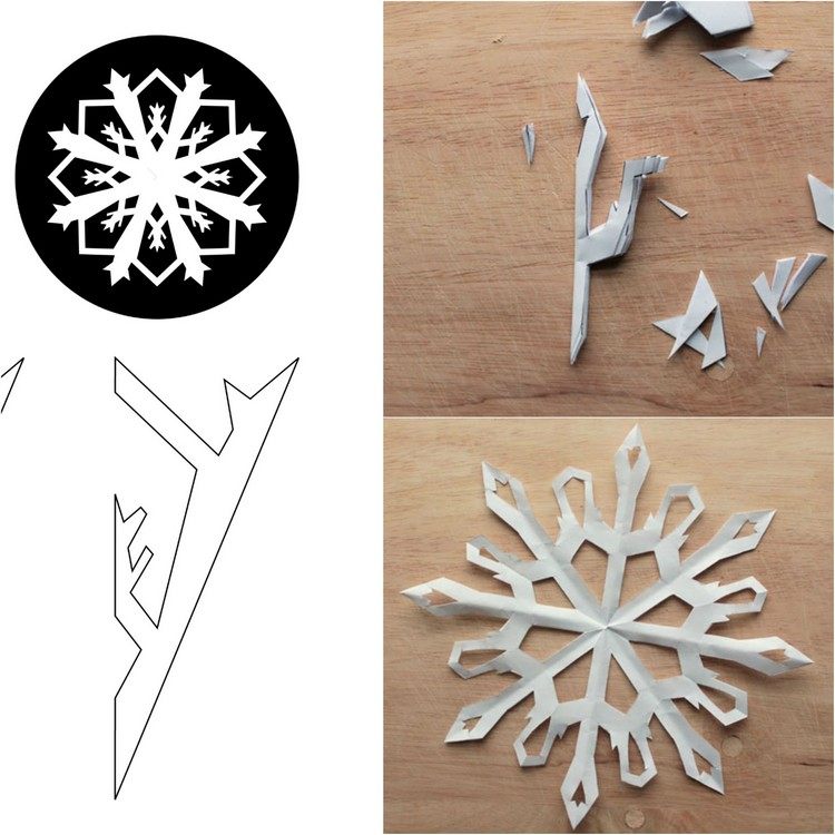 Julpynt-gör-det-själv-klipp-ut-snöflingor