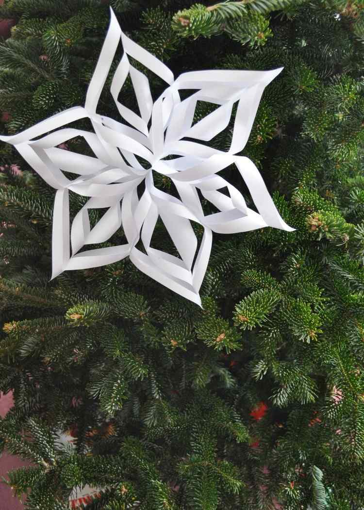 juldekorationer-gör-det-själv-3d-snöflinga-julgran-dekorationer