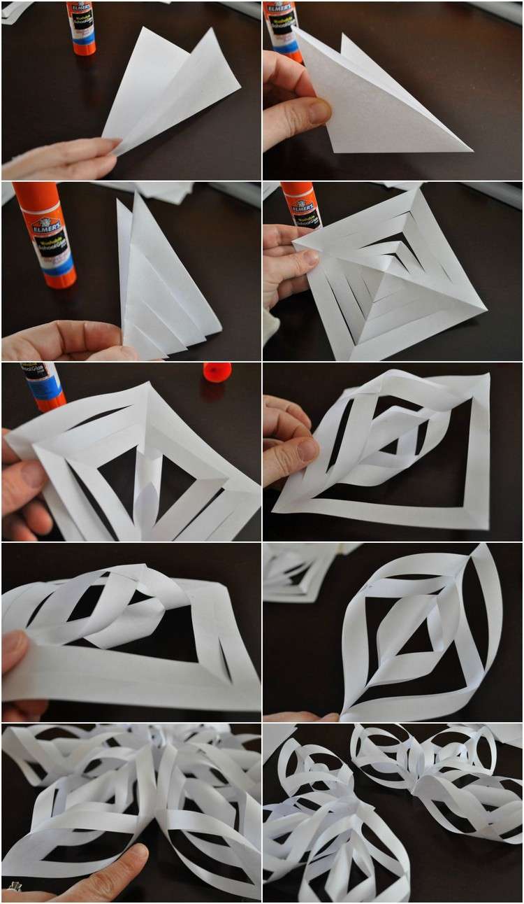 juldekorationer-gör-det-själv-papper-3d-snöflinga-instruktioner
