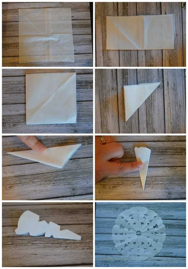 Juldekoration-gör-det-själv-pyssel-snöflinga-papper-vik-snitt-mönster