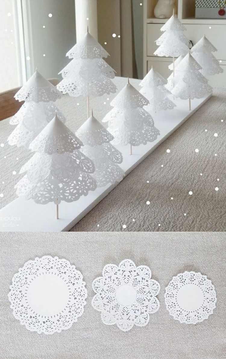 Julpynt-gör-det-själv-doilies-gran-pinnar