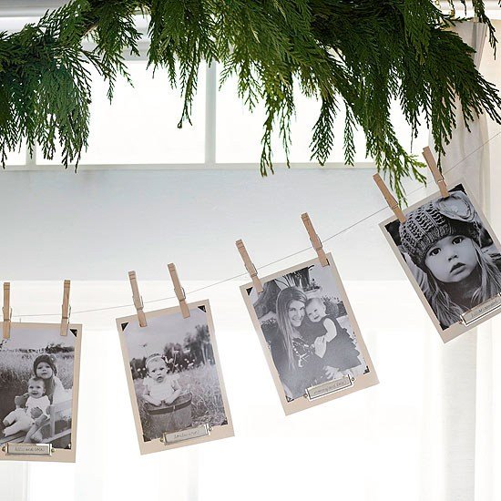 julkransbilder barn klädnypor