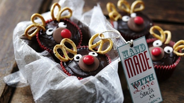 muffins gåva korg jul ren bakning idé