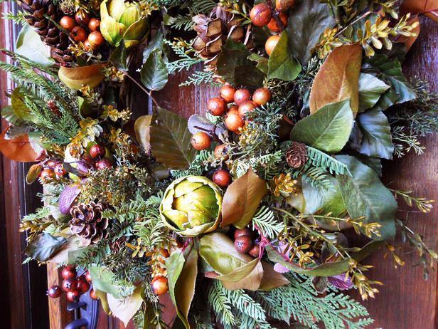 Julkrans-för-dörr-naturmaterial