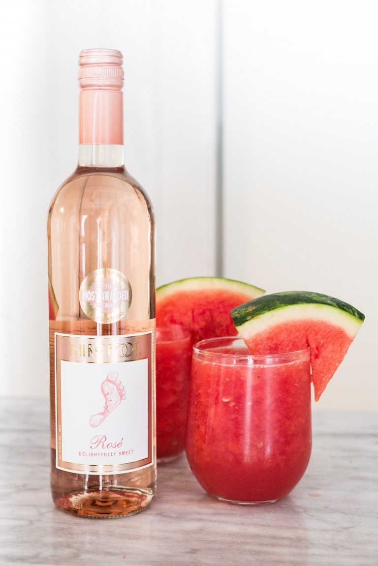 Vattenmelon Vin Slushie Recept Rose Wine Summer Drink Ideas Healthy