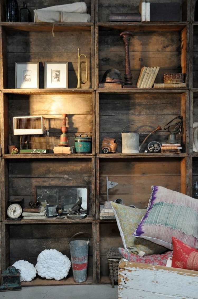 vinlåda-hylla-rustik-möbler-idé-gör-det-själv-källare-interiör