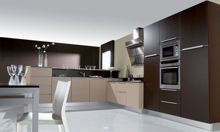 Vilken färg för köket modern-FUTURA-Cappuccino-Chocolate-Pyram
