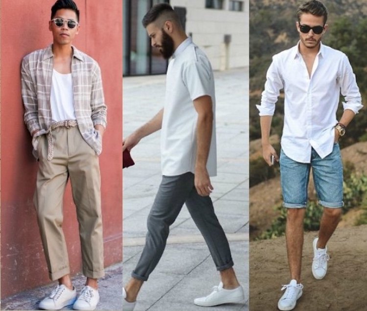 vita sneakers de bästa skor för män på sommaren