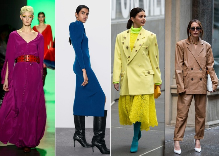 Färger 2020 på mode under hösten och vintern - det kan vara optimistiskt och neutralt