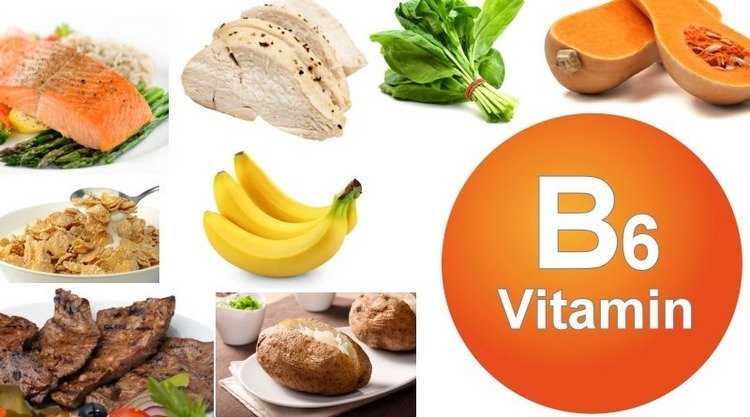 Vilka livsmedel innehåller mycket vitamin B6 eller pyridoxin?