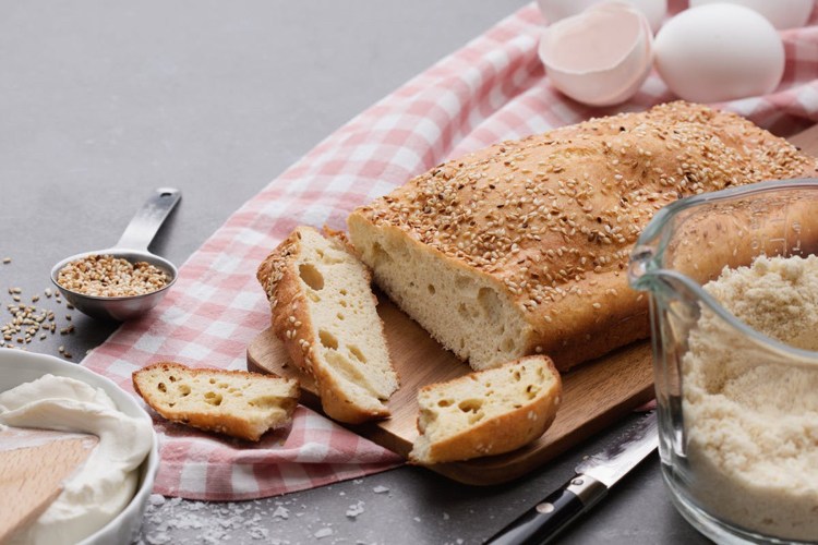 Sesamfröbröd med lågkolhydratkost