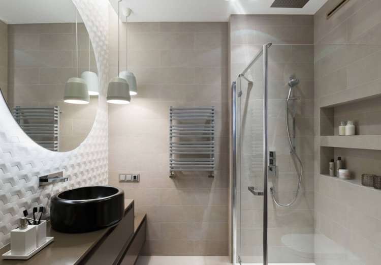 modernt badrum 5 kvadratmeter med duschkabin