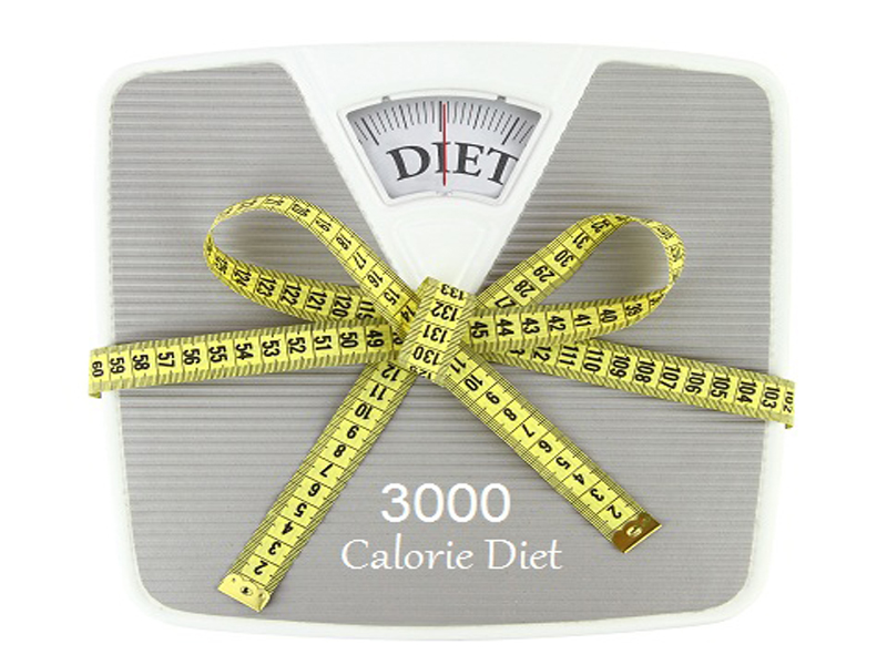 3000 kalorin ruokavalio