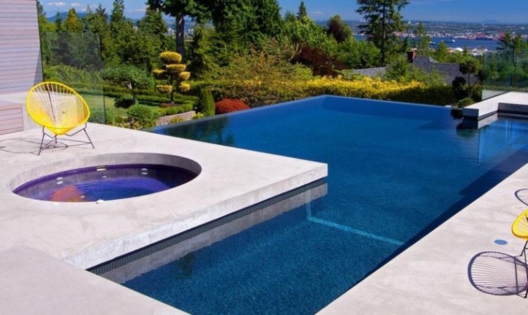 Whirlpool-trädgård-moderna-runda-idéer-terrassdesign