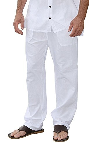 Λευκό καλοκαιρινό παντελόνι