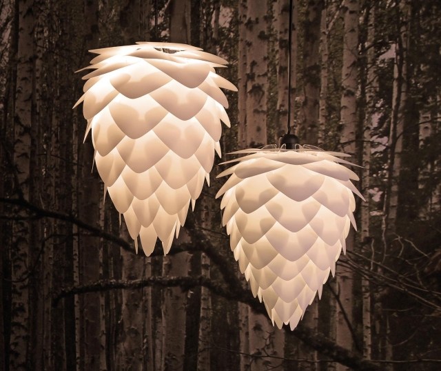 hängande lampa conia vita vit modern skandinavisk