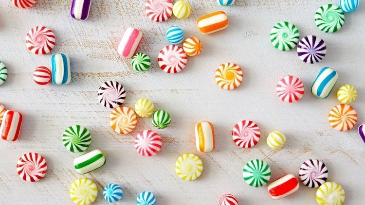 Sockeralkoholer finns i hårt godis