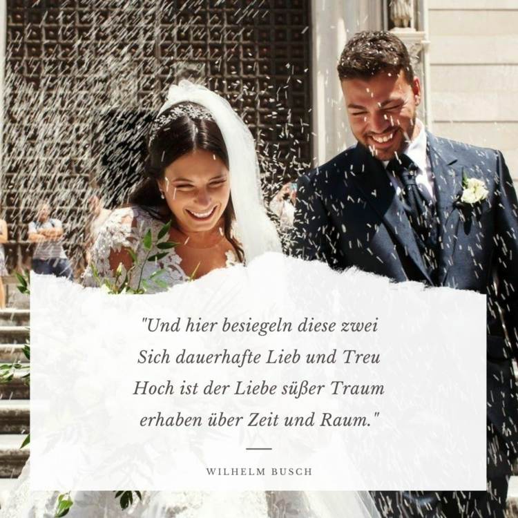 Citat för gästböcker för bröllop - Wilhelm Busch om kärlek och lojalitet