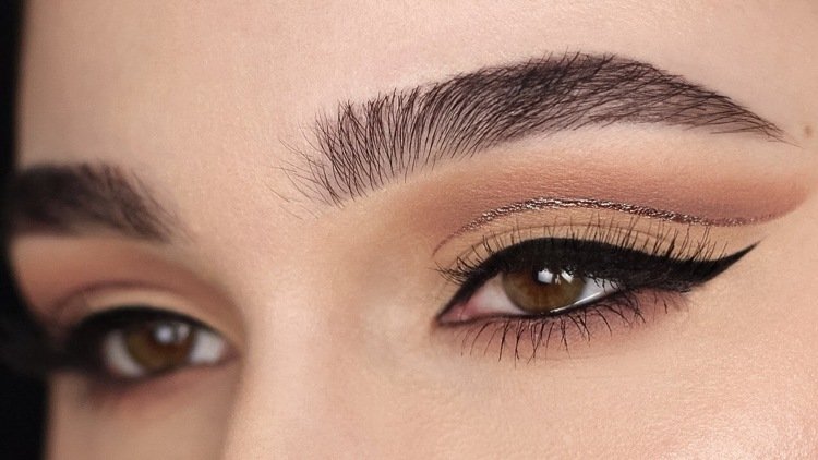 Deep Set Eye Idea Makeup Cut Crease Gold Eyeliner