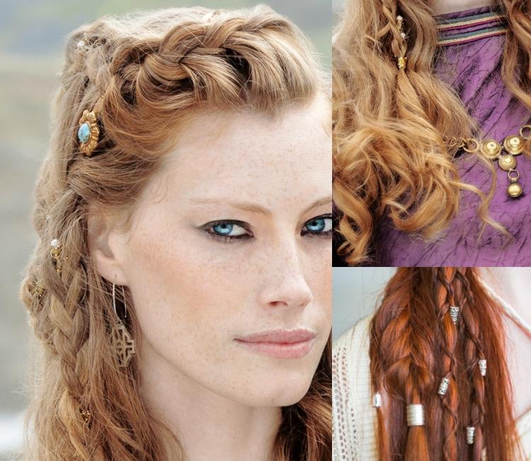 viking frisyrer kvinnor pigtail opulent queen asloug hårtillbehör