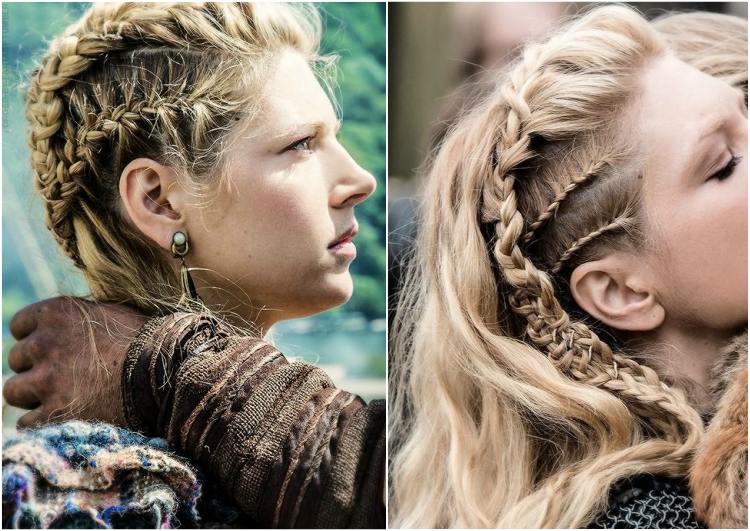 viking frisyr kvinnor lagherta fläta fläta sidecut