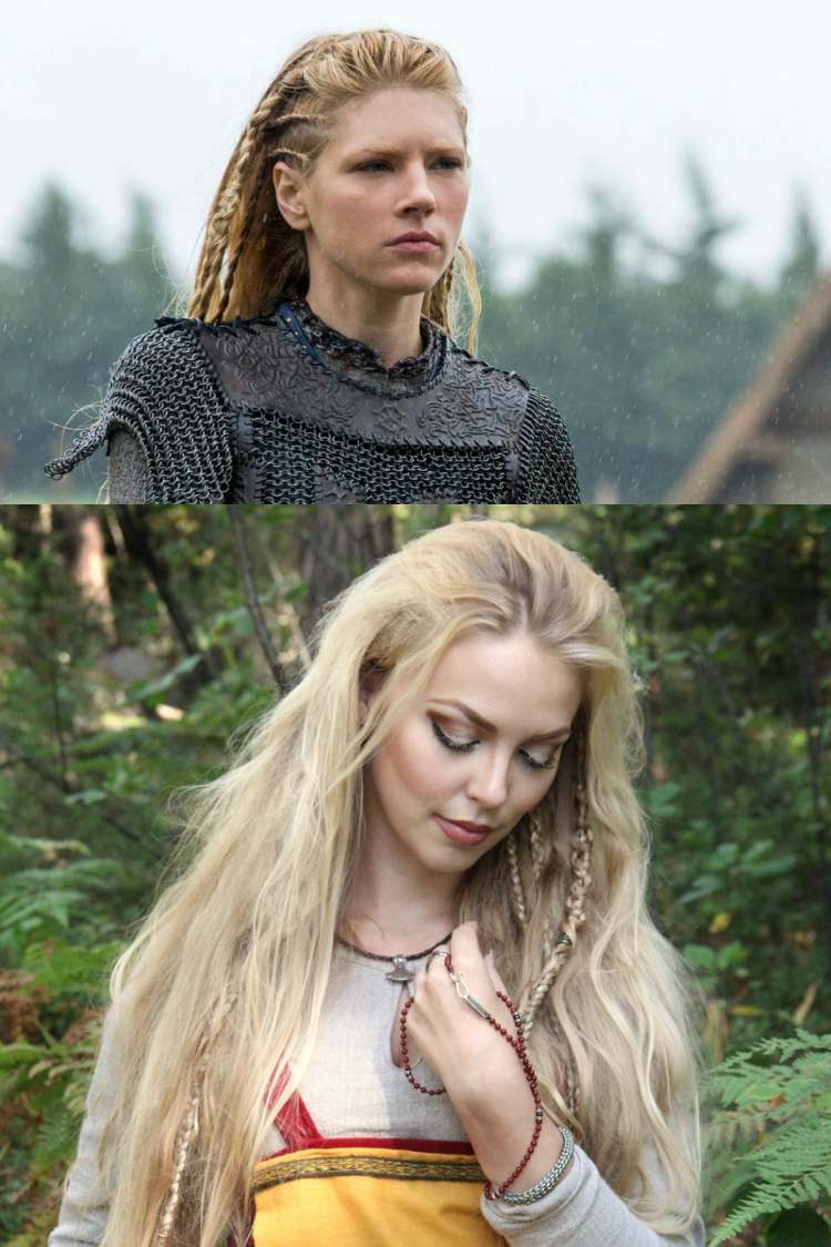 viking frisyrer kvinnor öppna hår tolkning flätor