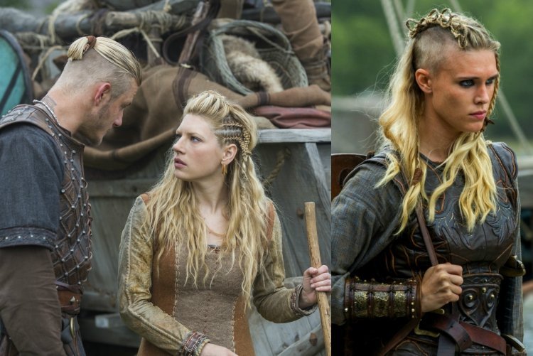 Viking frisyrer män kvinnor underskrider underskuren