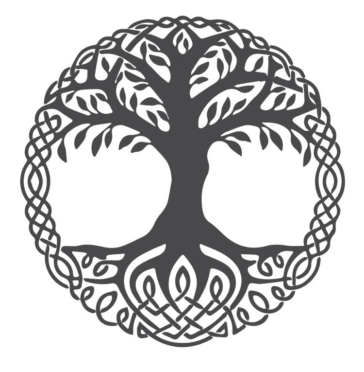 norska symboler livets träd familj