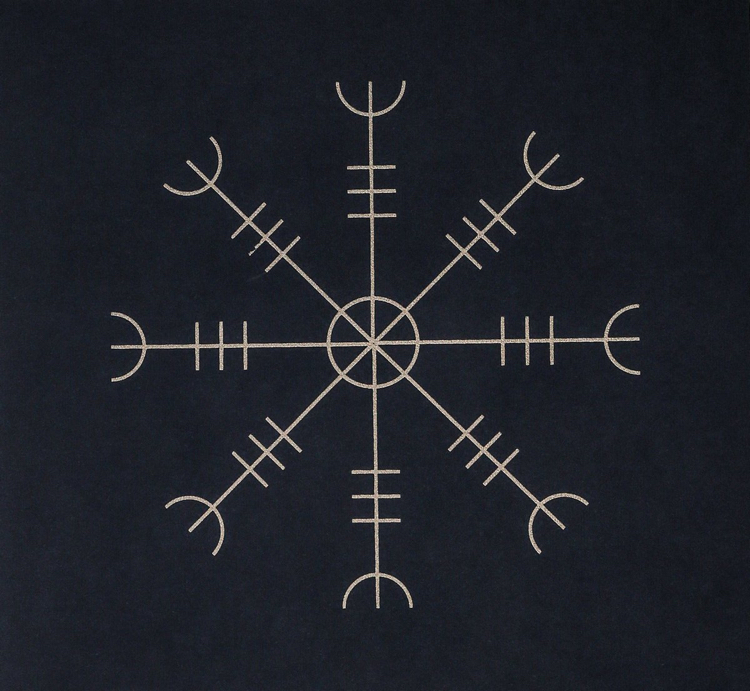 Aegishjalmur nordiska symboler skyddsstyrka