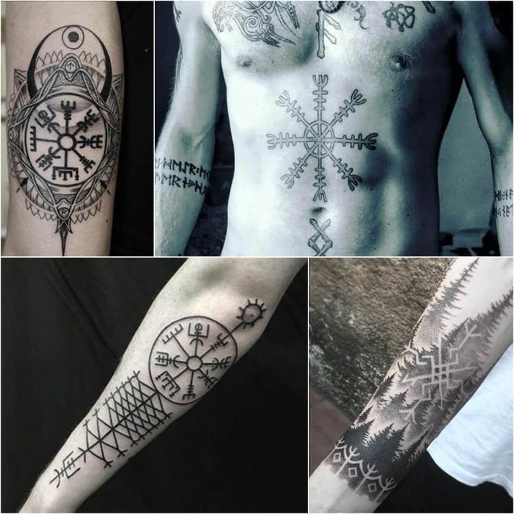 Viking runor symboler tatueringar skydd