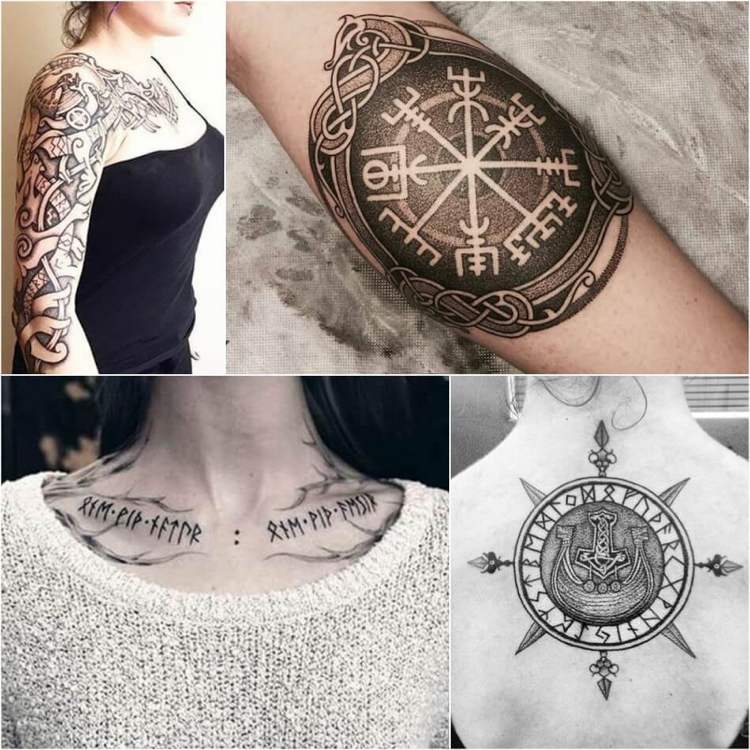 norska symboler tatueringar kvinnor